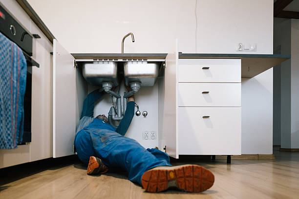 Professional Pipe Repair technician working in Sharon, MA